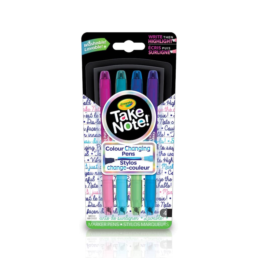 Crayola® Take Note™ Colour Changing Pens | Michaels